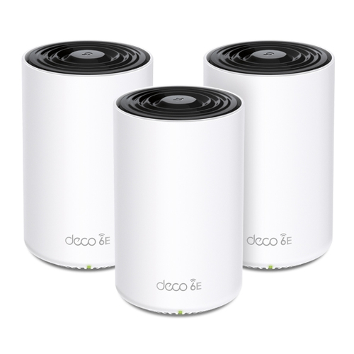 TP-Link Deco XE75, White, Internal, 670 m², Tri-band (2.4 GHz / 5 GHz / 6 GHz), Wi-Fi 6E (802.11ax), 802.11a, 802.11b, 802.11g, Wi-Fi 4 (802.11n), Wi-Fi 5 (802.11ac), Wi-Fi 6 (802.11ax), Wi-Fi 6E...